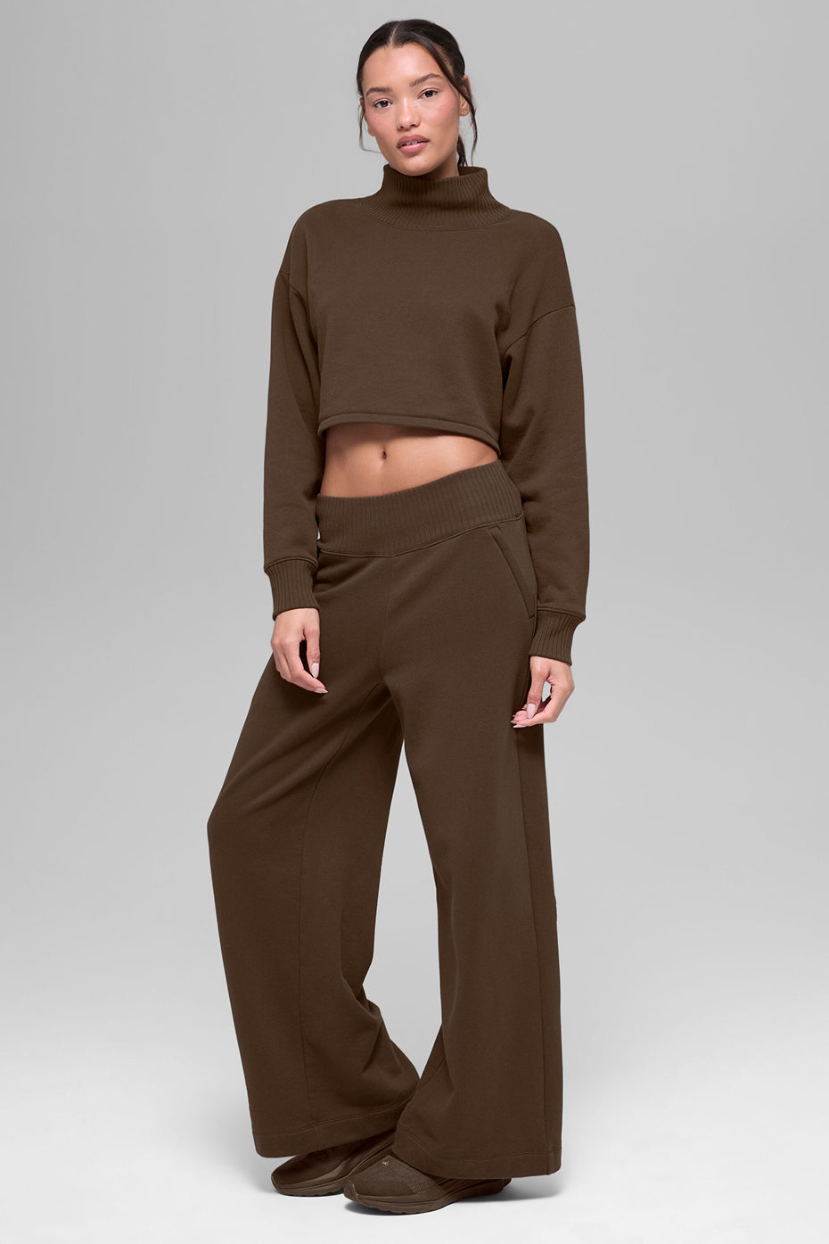 Pantalon De Survêtement Large Serenity - Espresso