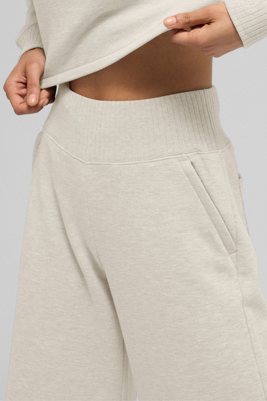 Pantalon De Survêtement Large Serenity - Oatmeal Heather