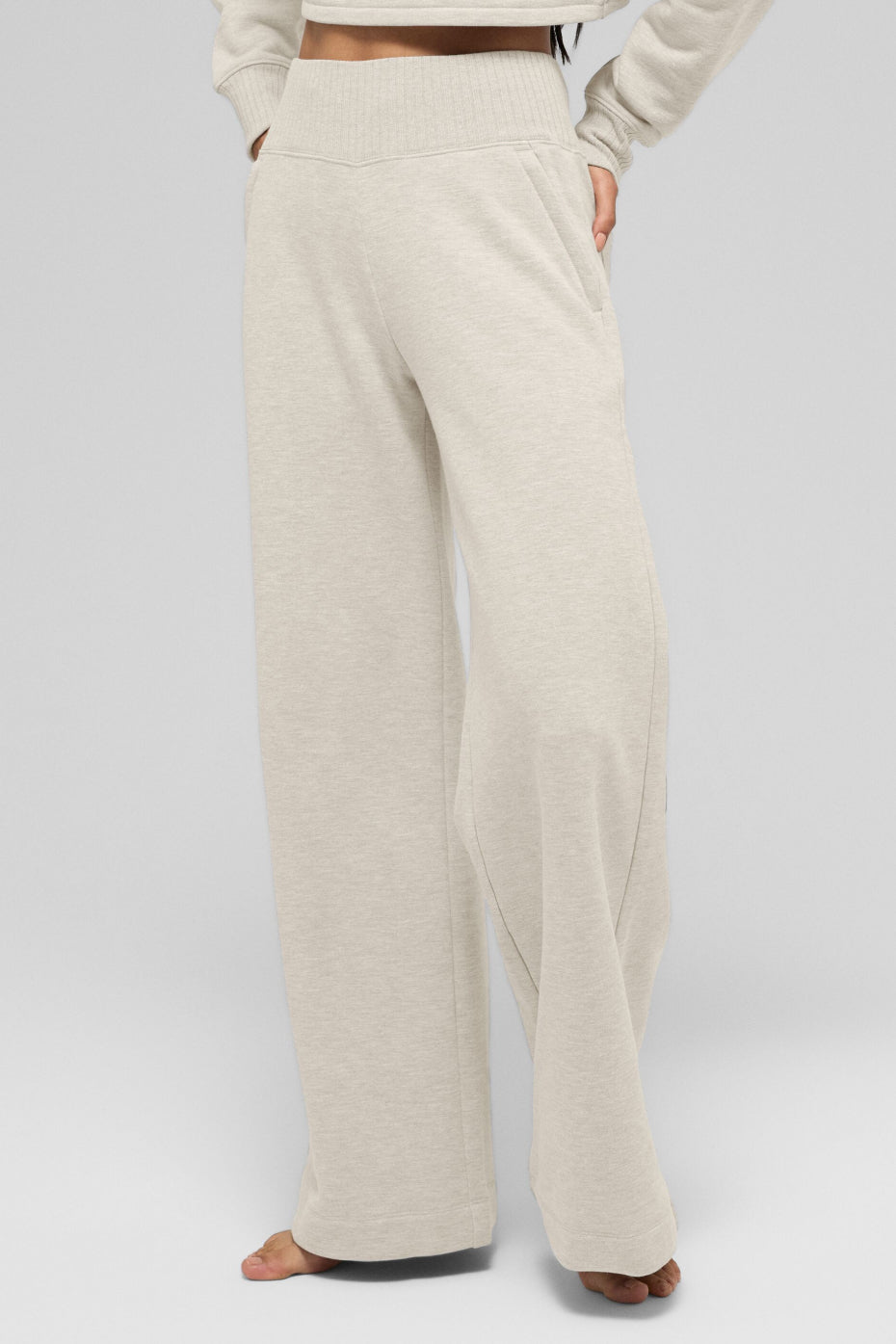 Pantalon De Survêtement Large Serenity - Oatmeal Heather