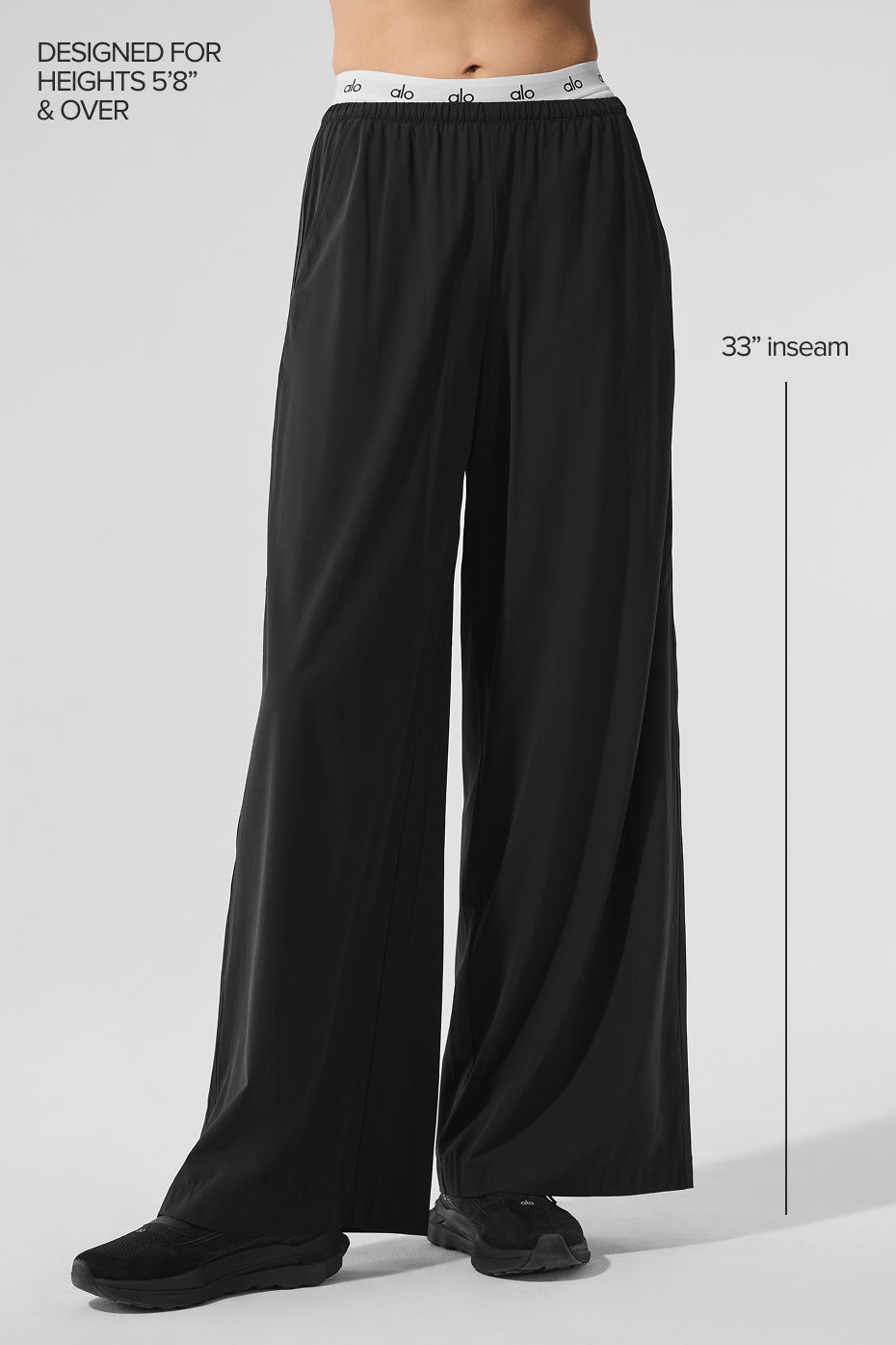 Pantalon Large Breezy (long) - Noir