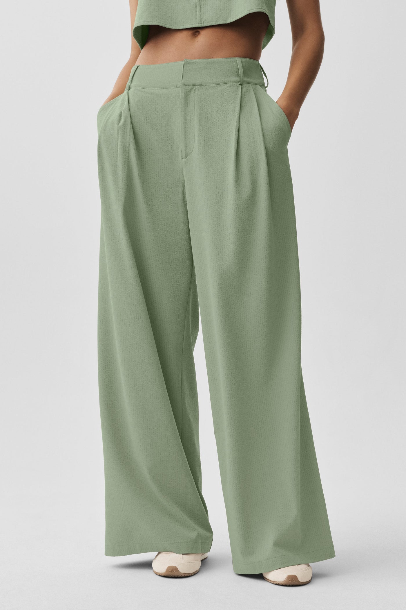 Pantalon Taille Haute Dreamscape (Classique) - Dune Grass