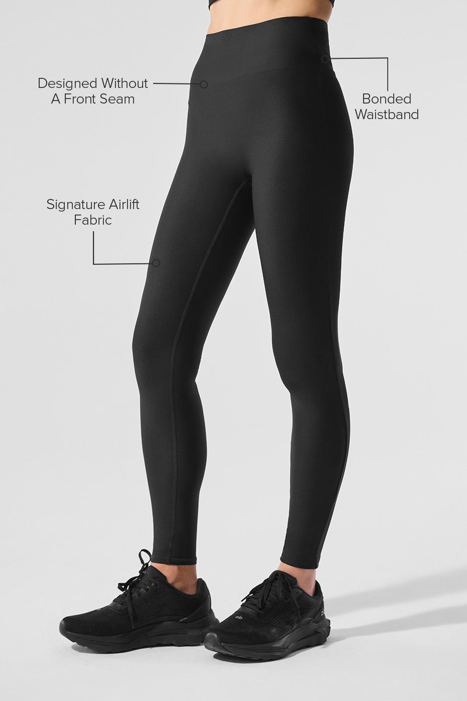 Legging Taille Haute Airlift Sleek - Noir