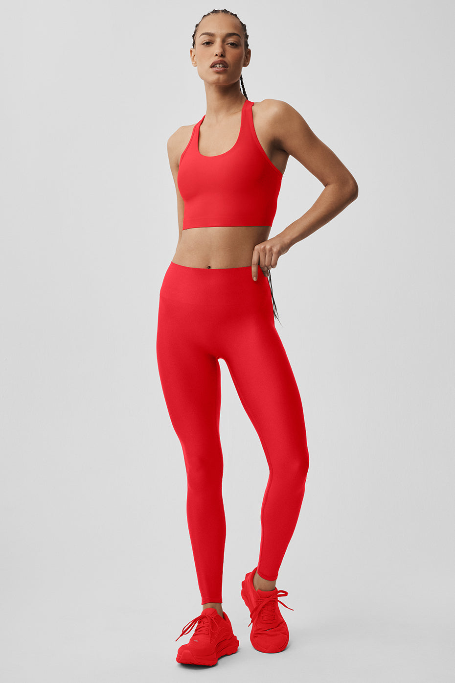 Legging Taille Haute Airlift Sleek - Bright Red