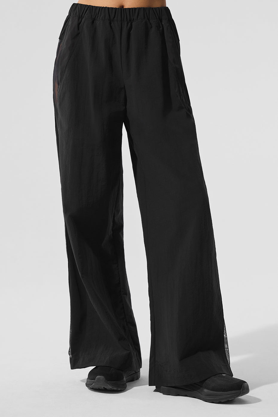 Pantalon De Jogging Taille Haute Coupe Large Origin - Noir