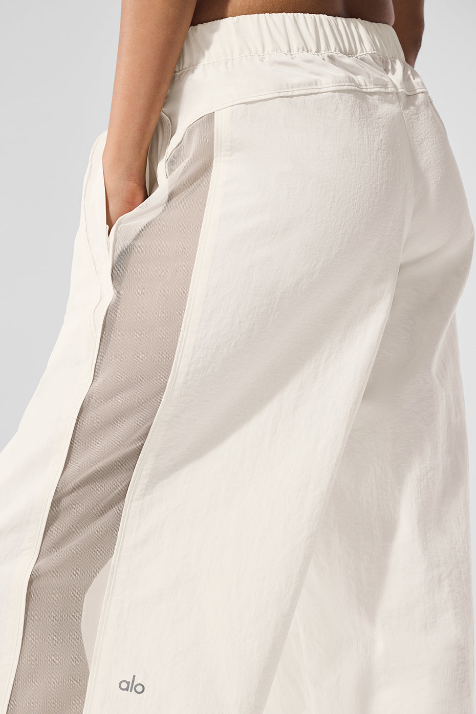 Pantalon De Jogging Taille Haute Coupe Large Origin - Ivory