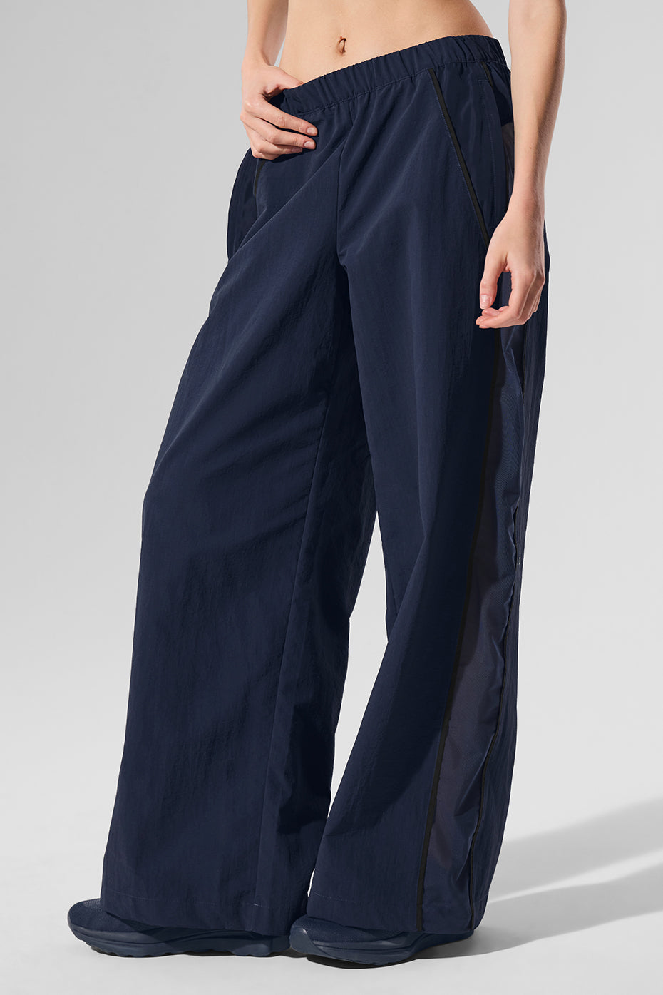 Pantalon De Jogging Taille Haute Coupe Large Origin - Navy/Noir