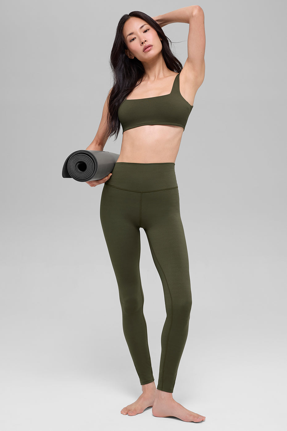 Legging Taille Haute ALO Softsculpt - Green Olive