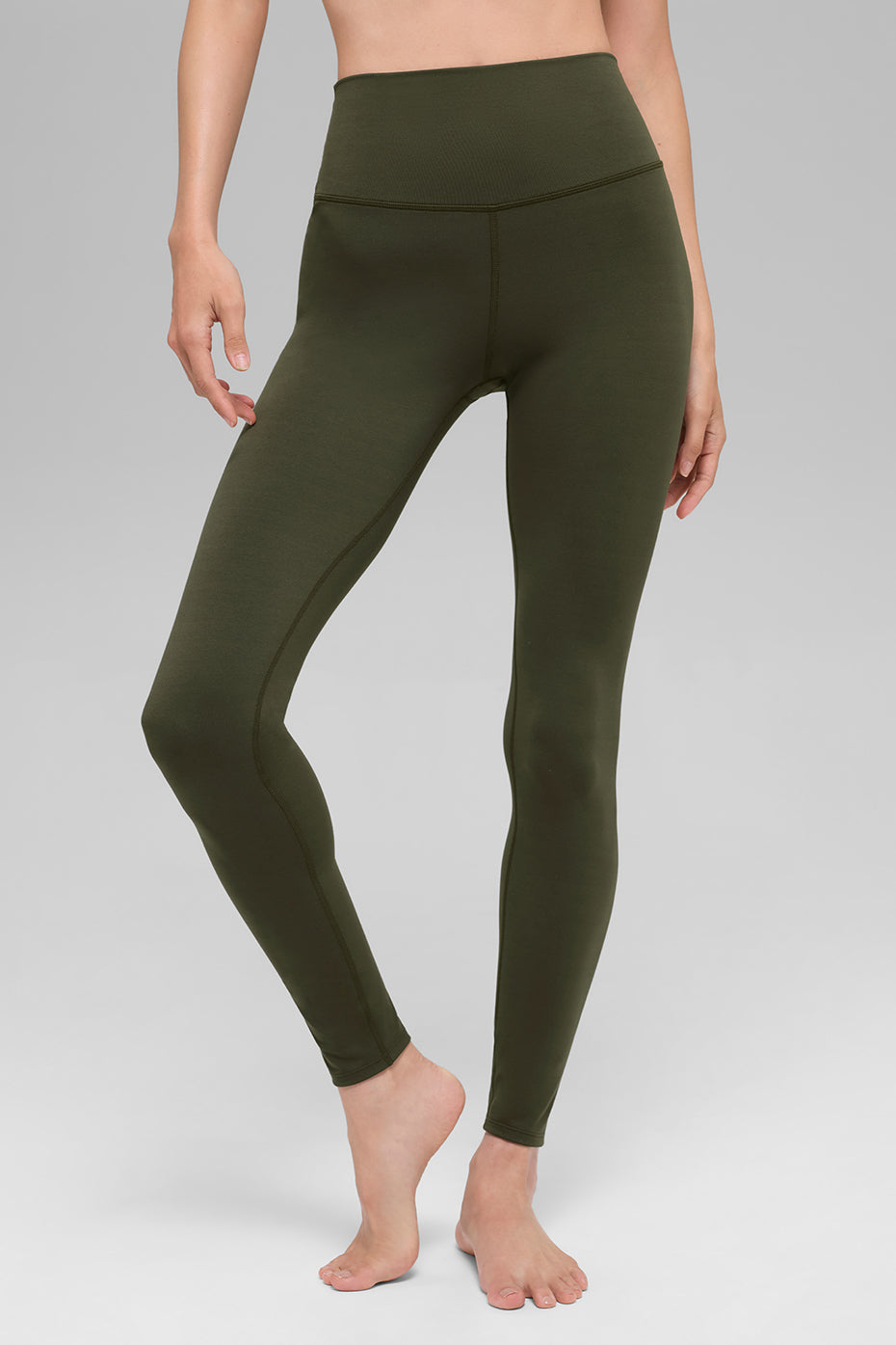 Legging Taille Haute ALO Softsculpt - Green Olive