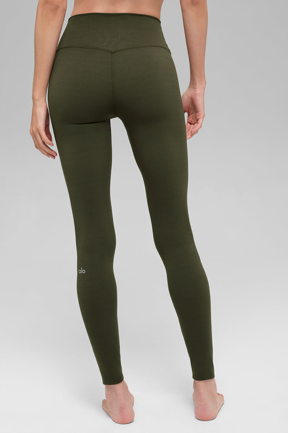 Legging Taille Haute ALO Softsculpt - Green Olive