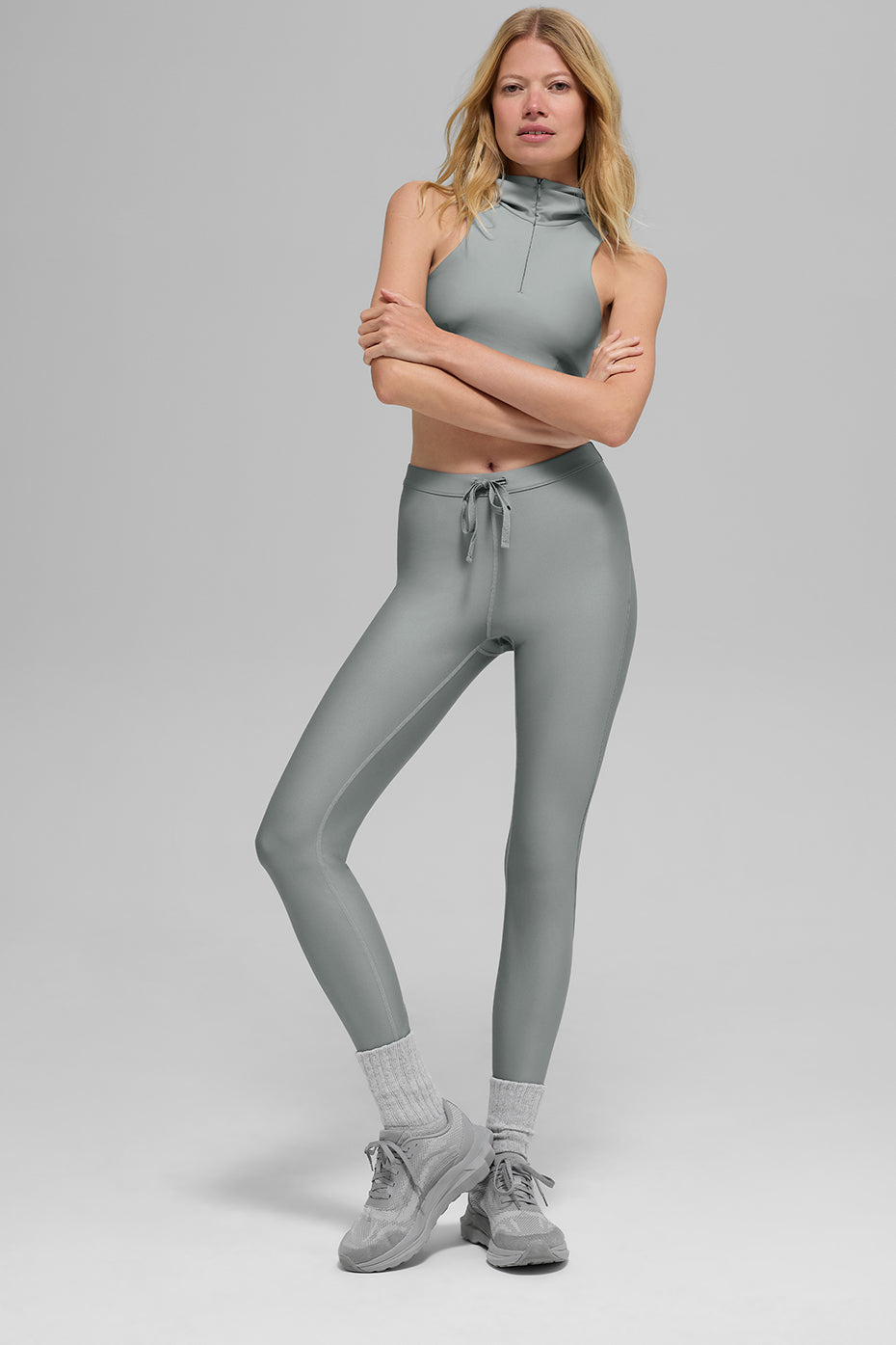 Legging Taille Haute Airlift Light Speed - Lunar Grey