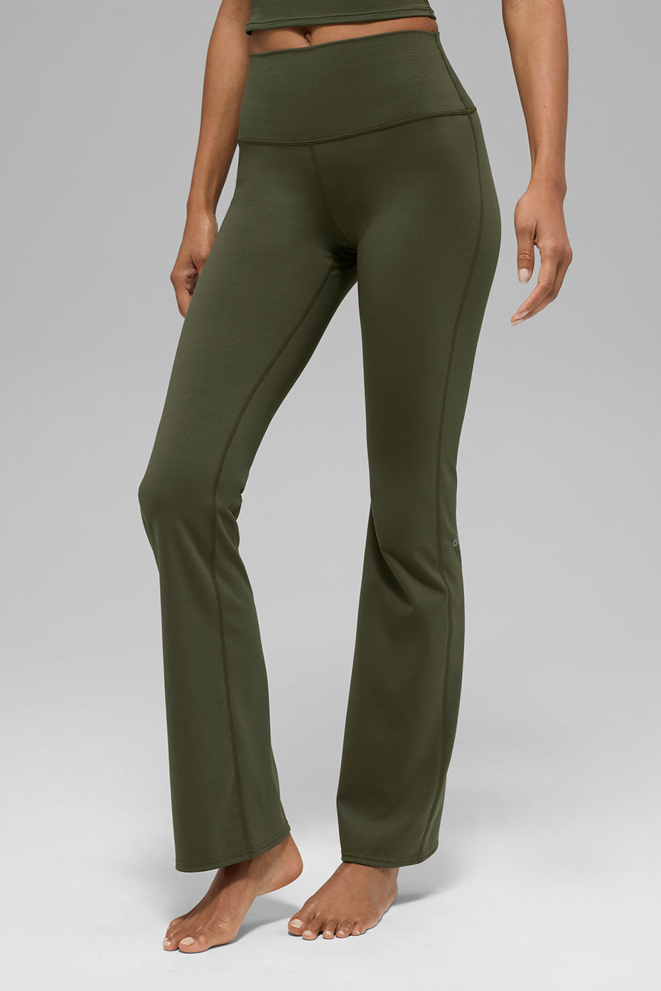 ALO  Legging bootcut taille haute Softsculpt (régulier) - Vert olive