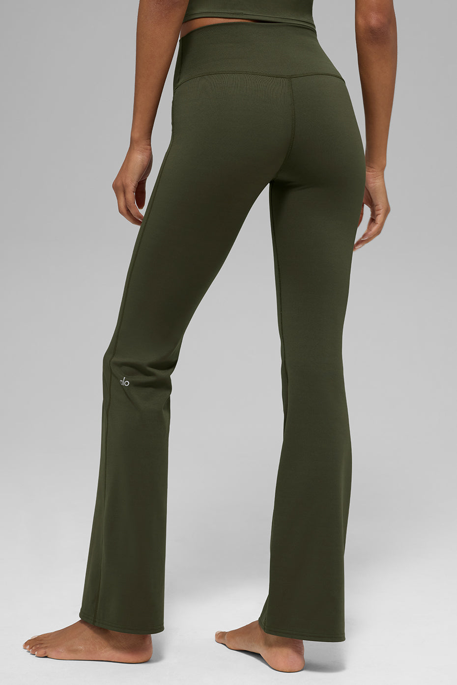 ALO  Legging bootcut taille haute Softsculpt (régulier) - Vert olive