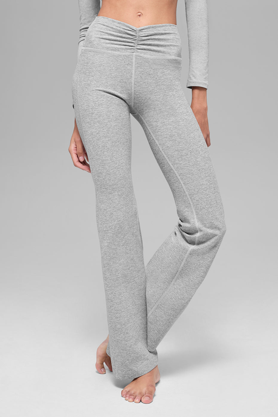 Bootcut Taille Haute Alosoft Intuition - Athletic Heather Grey