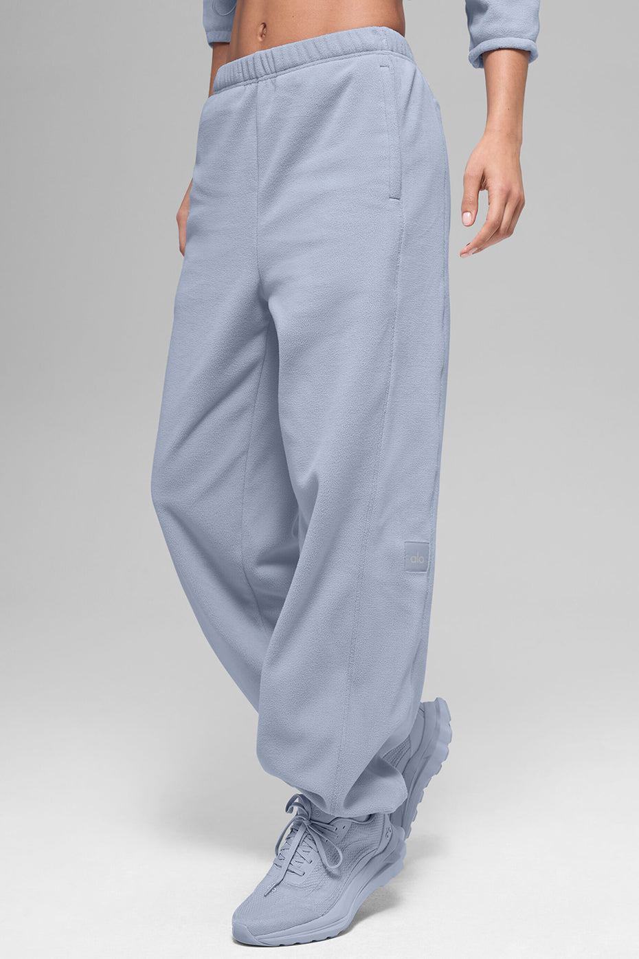 Jogging Taille Haute En Polaire Retreat - Winter Frost