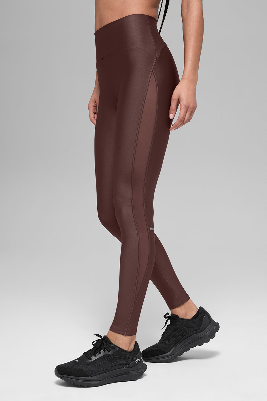 Legging Taille Haute Airlift Mesh Infatuation - Brownstone