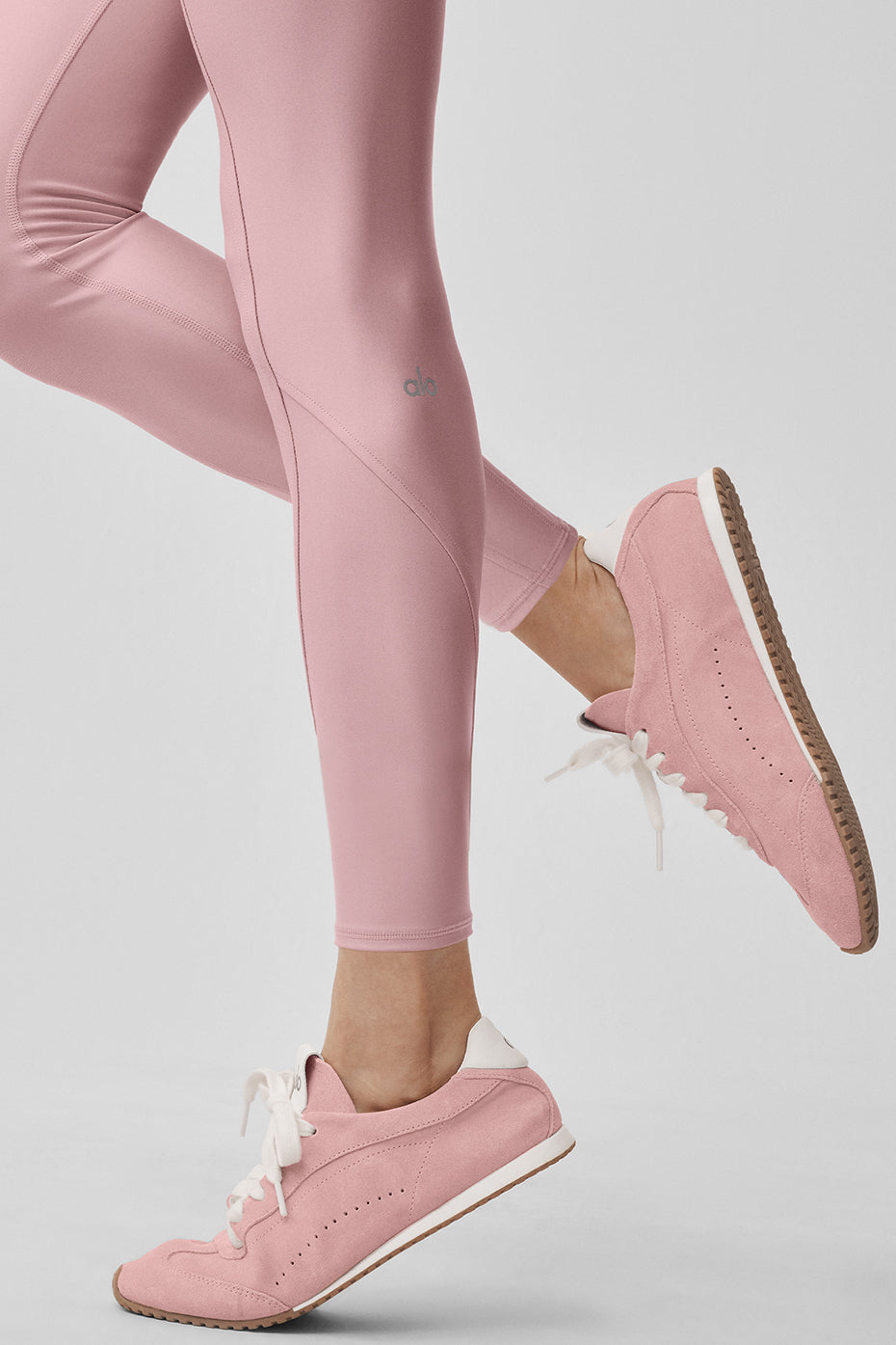 Airlift Legging 7/8 Fine Line taille haute - Rose vintage