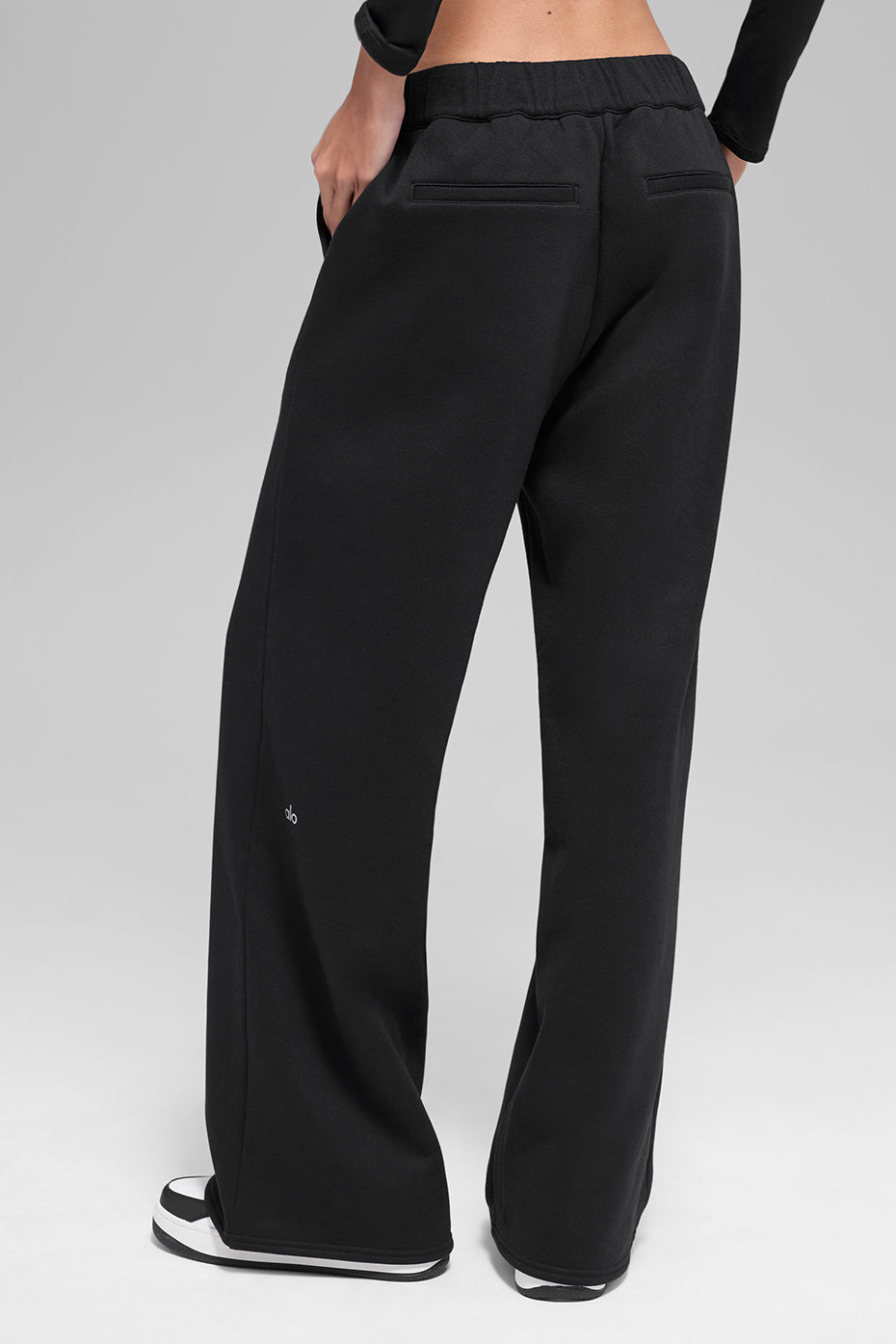 Pantalon De Survêtement Taille Haute - Noir
