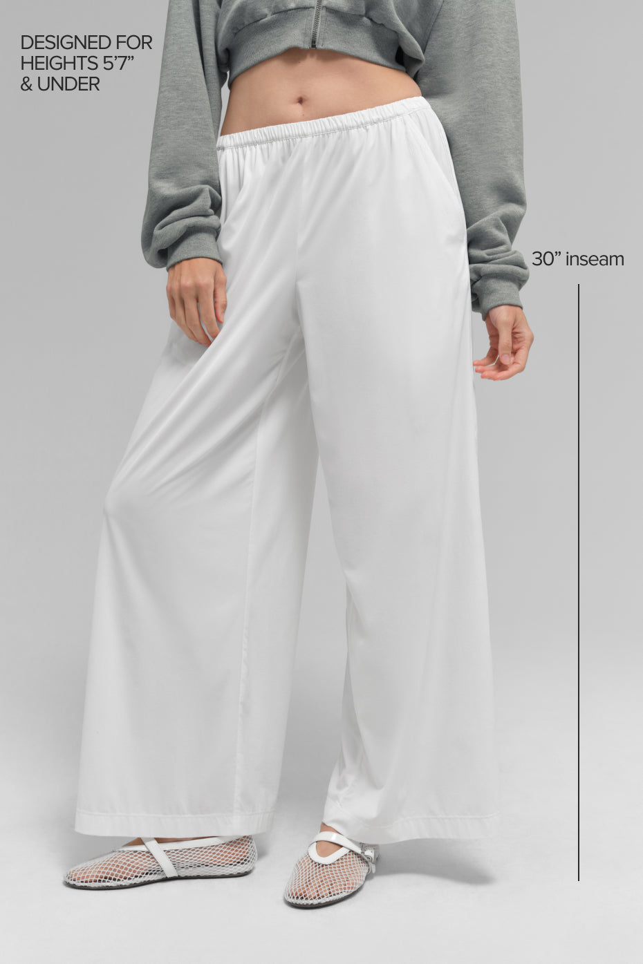 Pantalon Large Breezy (classique) - Blanc