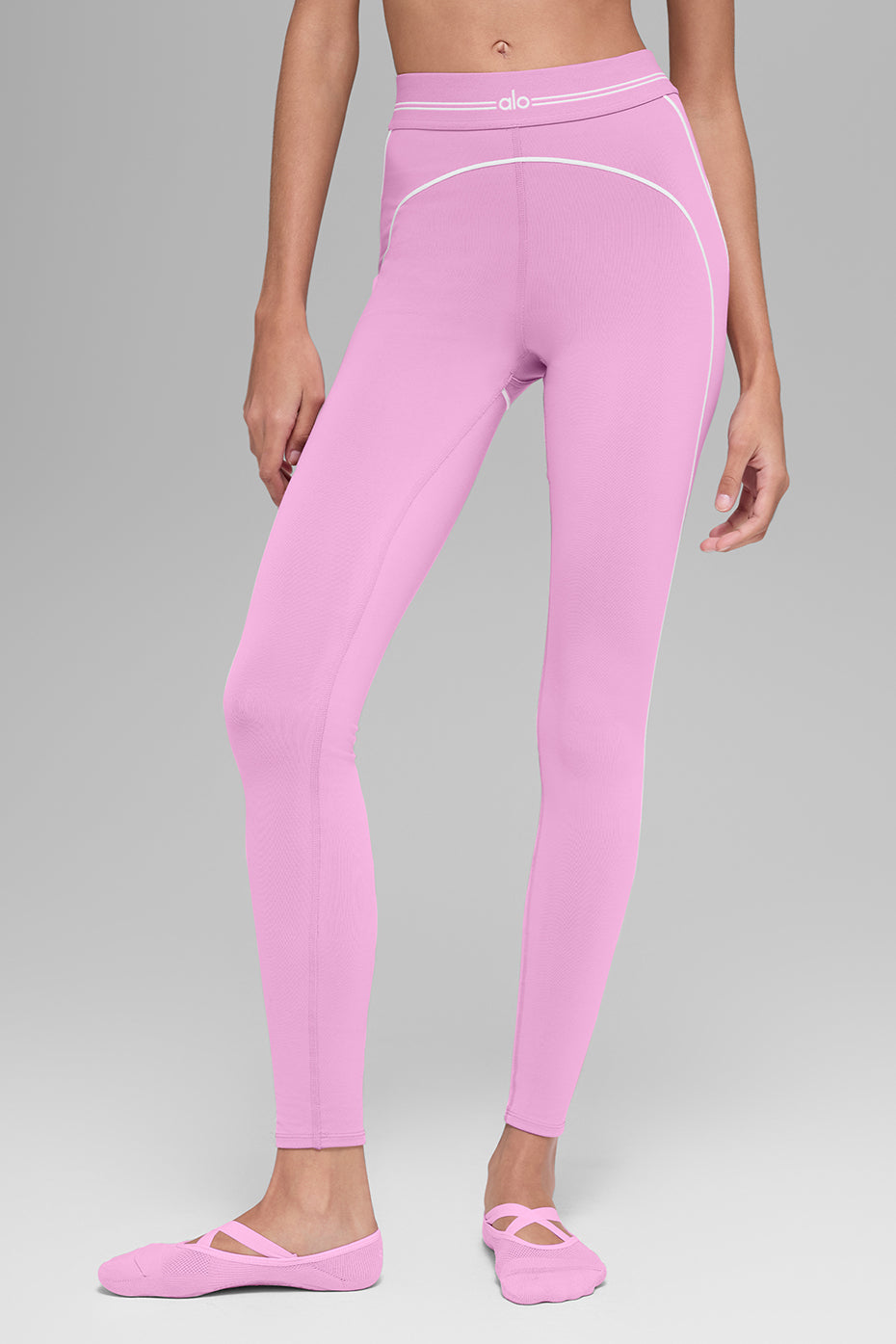 Legging Taille Haute 7/8 Airbrush Heart Throb - Candy Heart Pink/Blanc