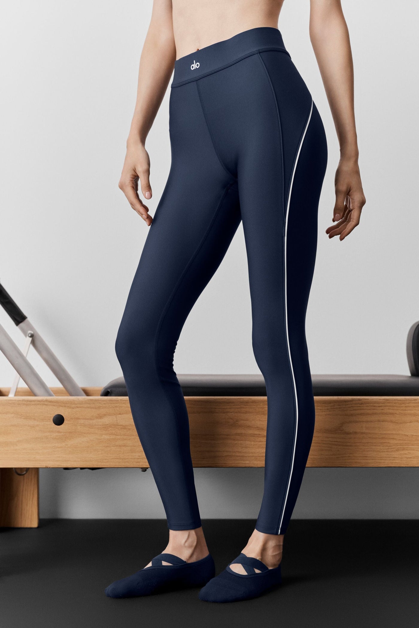 Airlift Legging Speedwork 7/8 taille haute - Bleu marine