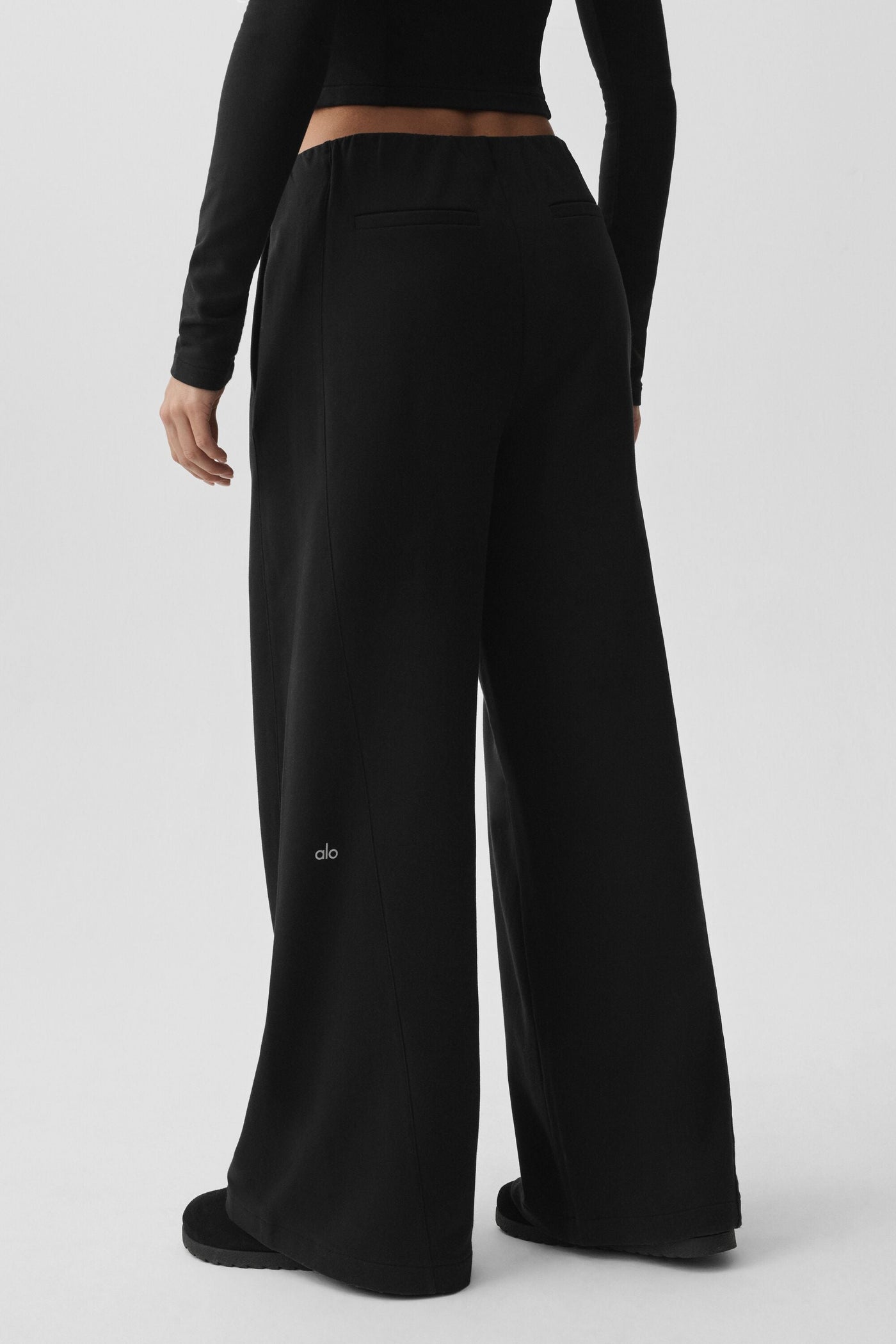 Pantalon Taille Mi-Haute Sway On The Go - Noir