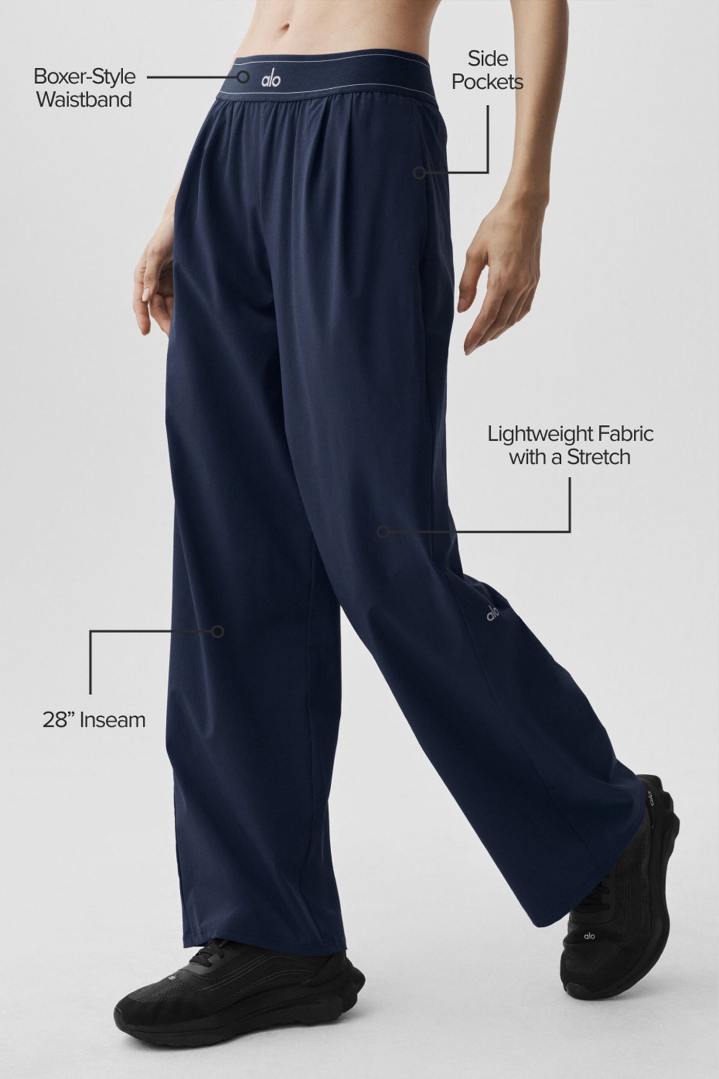 Pantalon Suit Up (court) - Navy