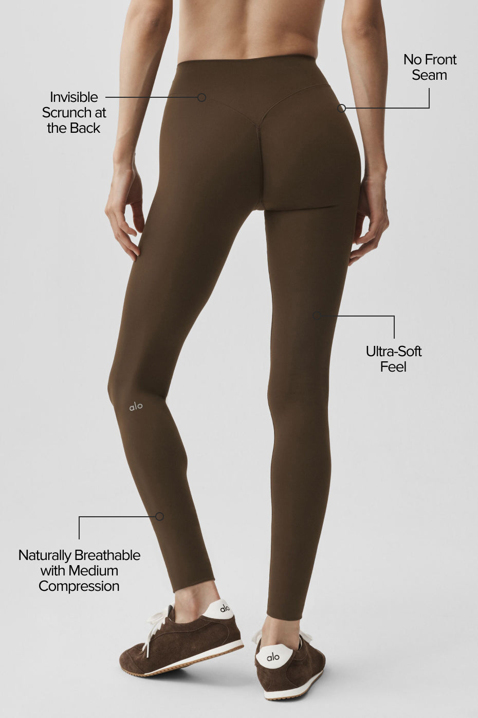 ALO  Legging Softsculpt 7/8 Define - Espresso