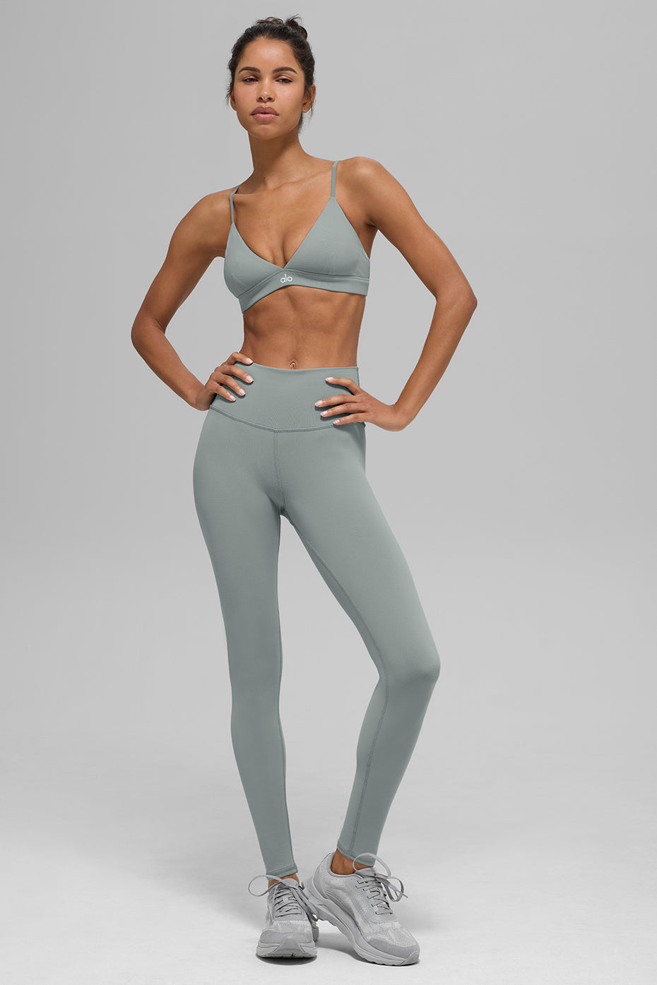 Legging Taille Haute Airbrush - Lunar Grey