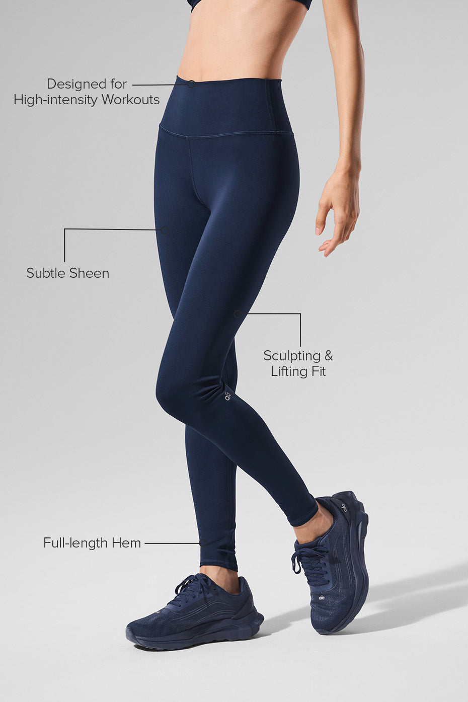 Legging Taille Haute Airlift - Navy