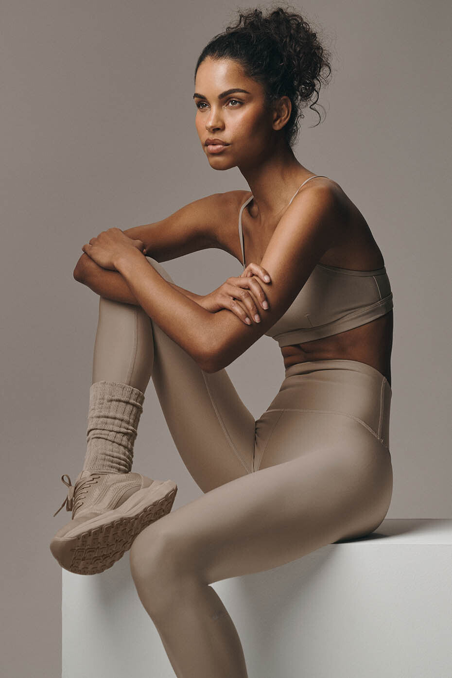 Legging Taille Haute Airlift - Gravel