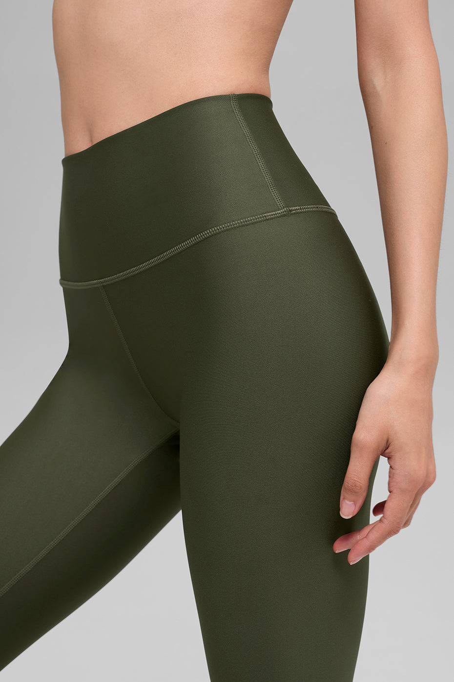 Legging Taille Haute Airlift - Green Olive