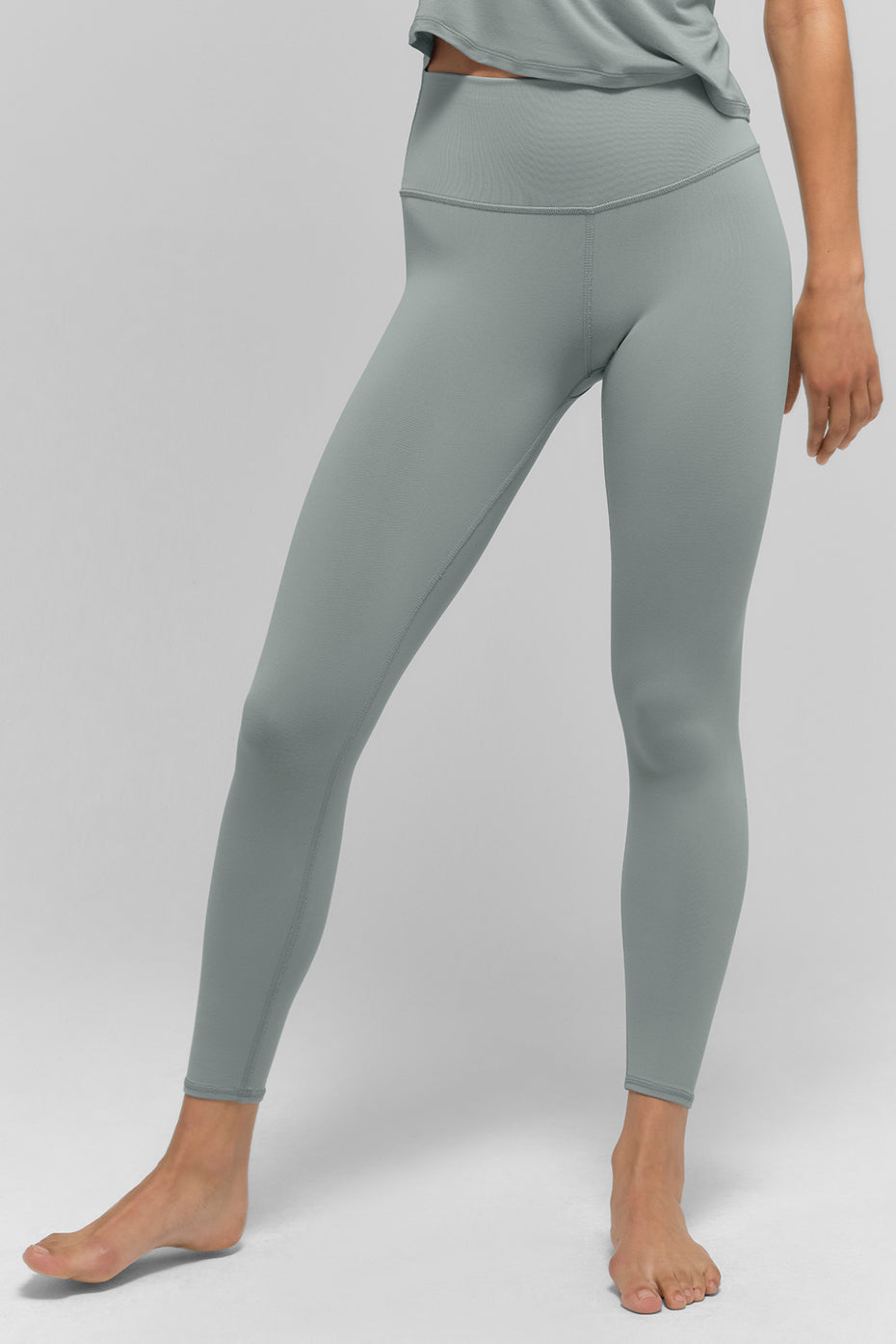 Legging Airbrush taille haute 7/8 - Gris lunaire