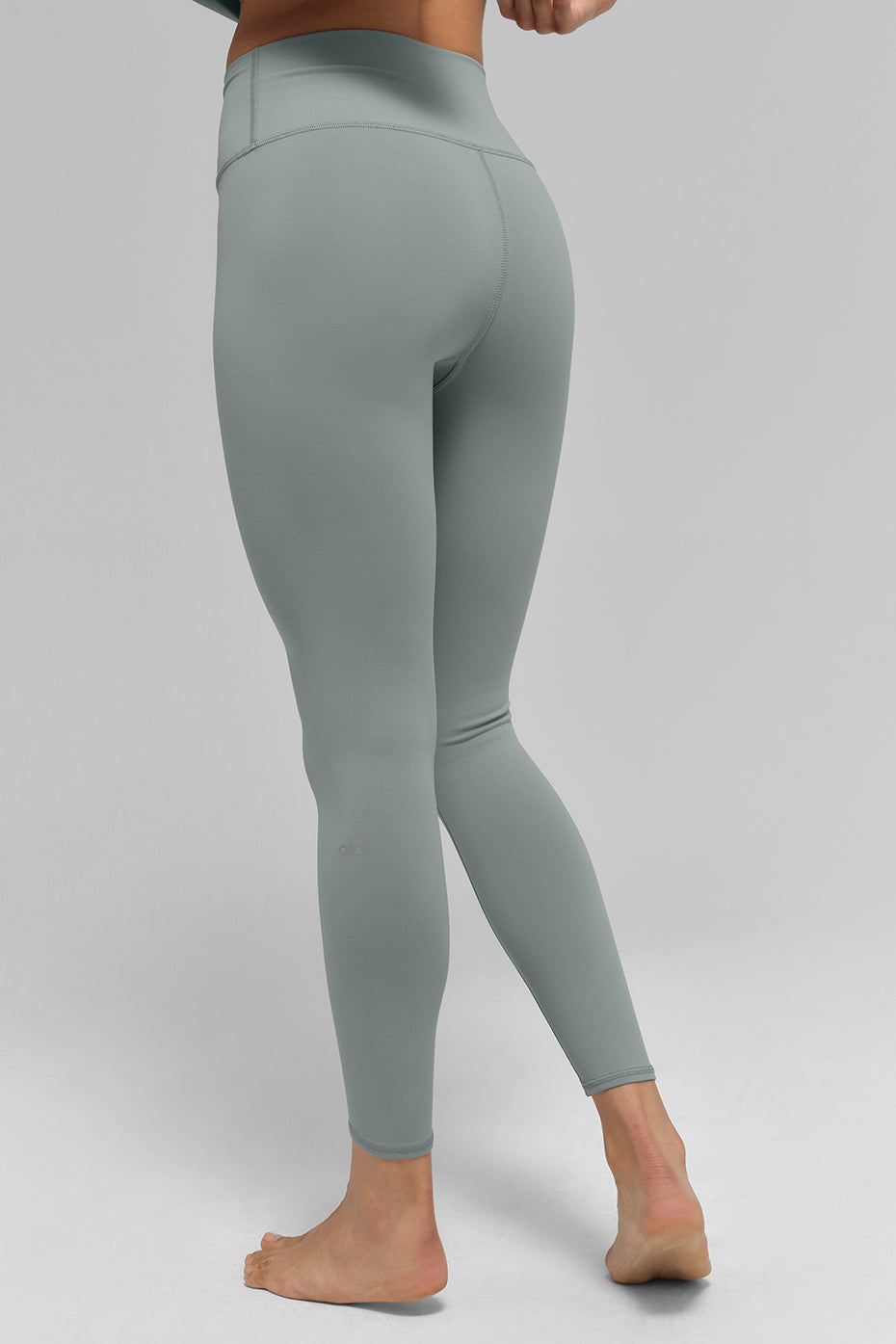 Legging Airbrush taille haute 7/8 - Gris lunaire