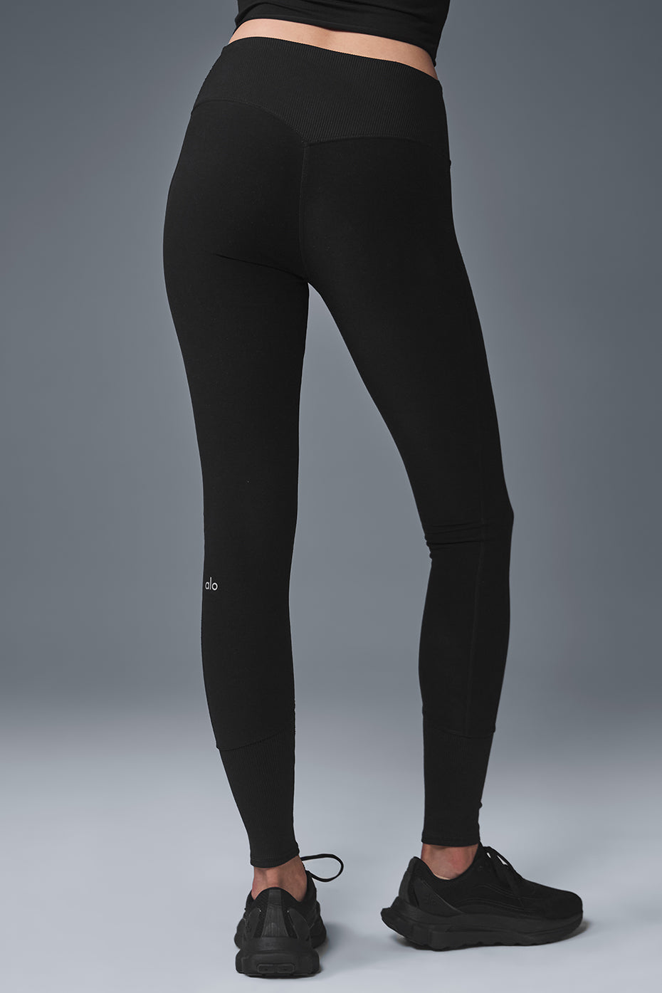Legging Taille Haute Alosoft Lounge - Noir