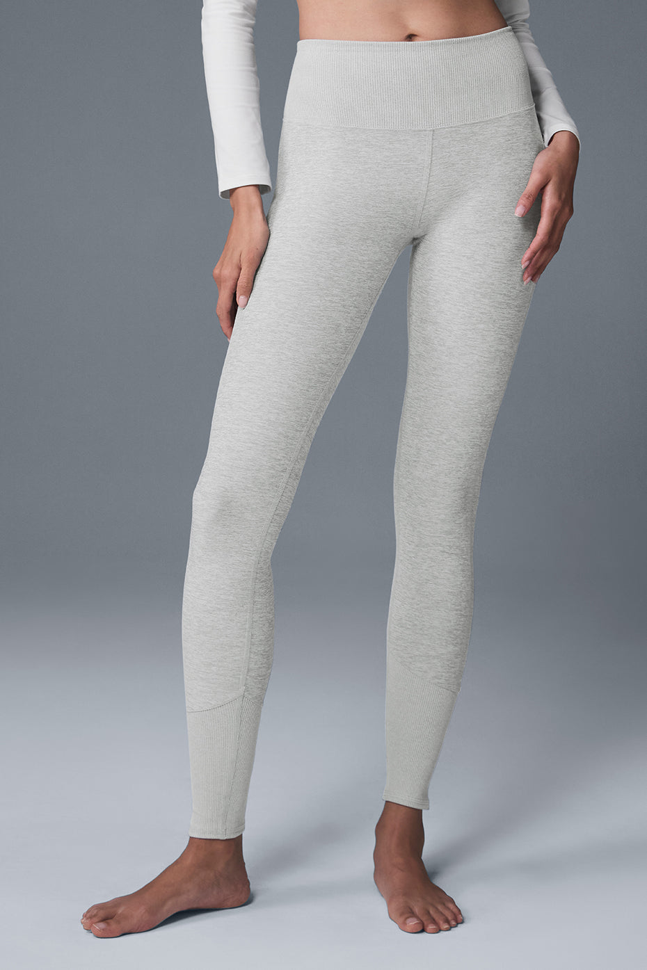 Legging Taille Haute Alosoft Lounge - Athletic Heather Grey
