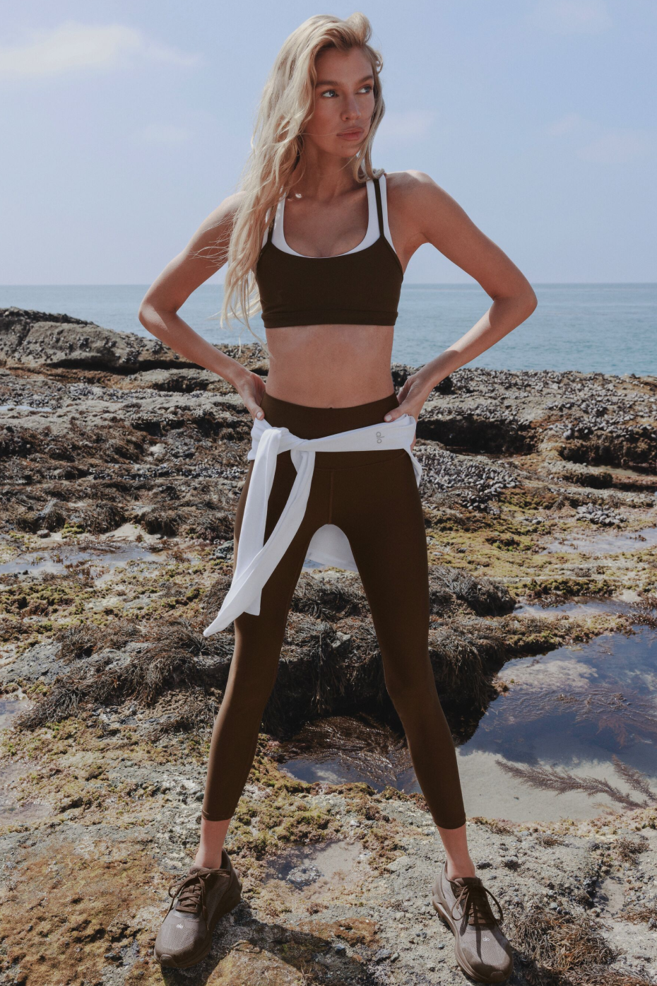 Legging Taille Haute Airlift 7/8 - Espresso