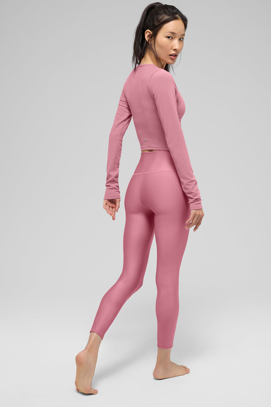 Legging Airlift taille haute 7/8 - Rose sauvage