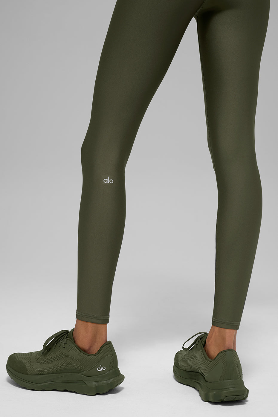 Legging Airlift taille haute 7/8 - Vert olive