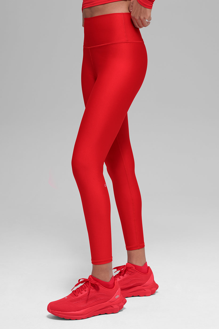 Legging Airlift taille haute 7/8 - Rouge vif
