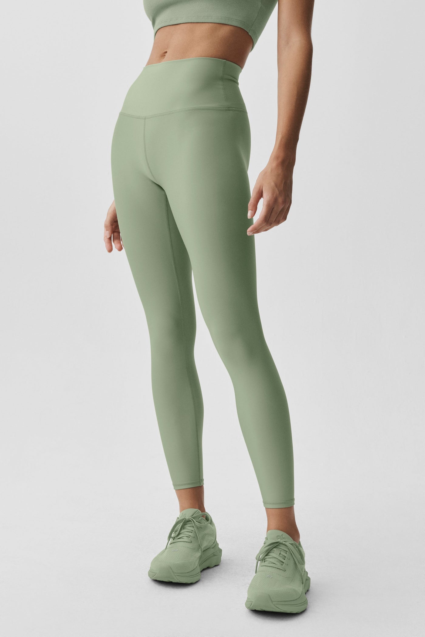 Legging Airlift taille haute 7/8 - Dune Grass