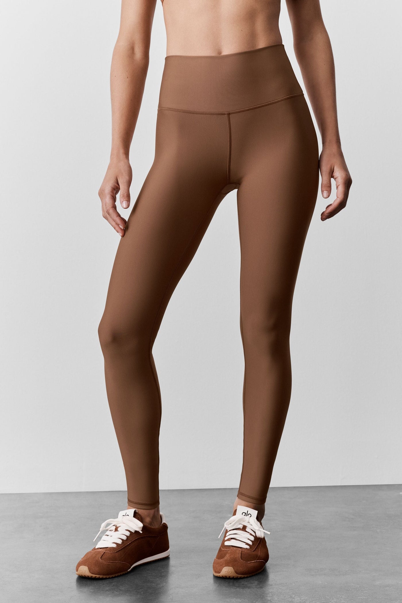 Legging Airlift taille haute 7/8 - Sun Kissed Brown