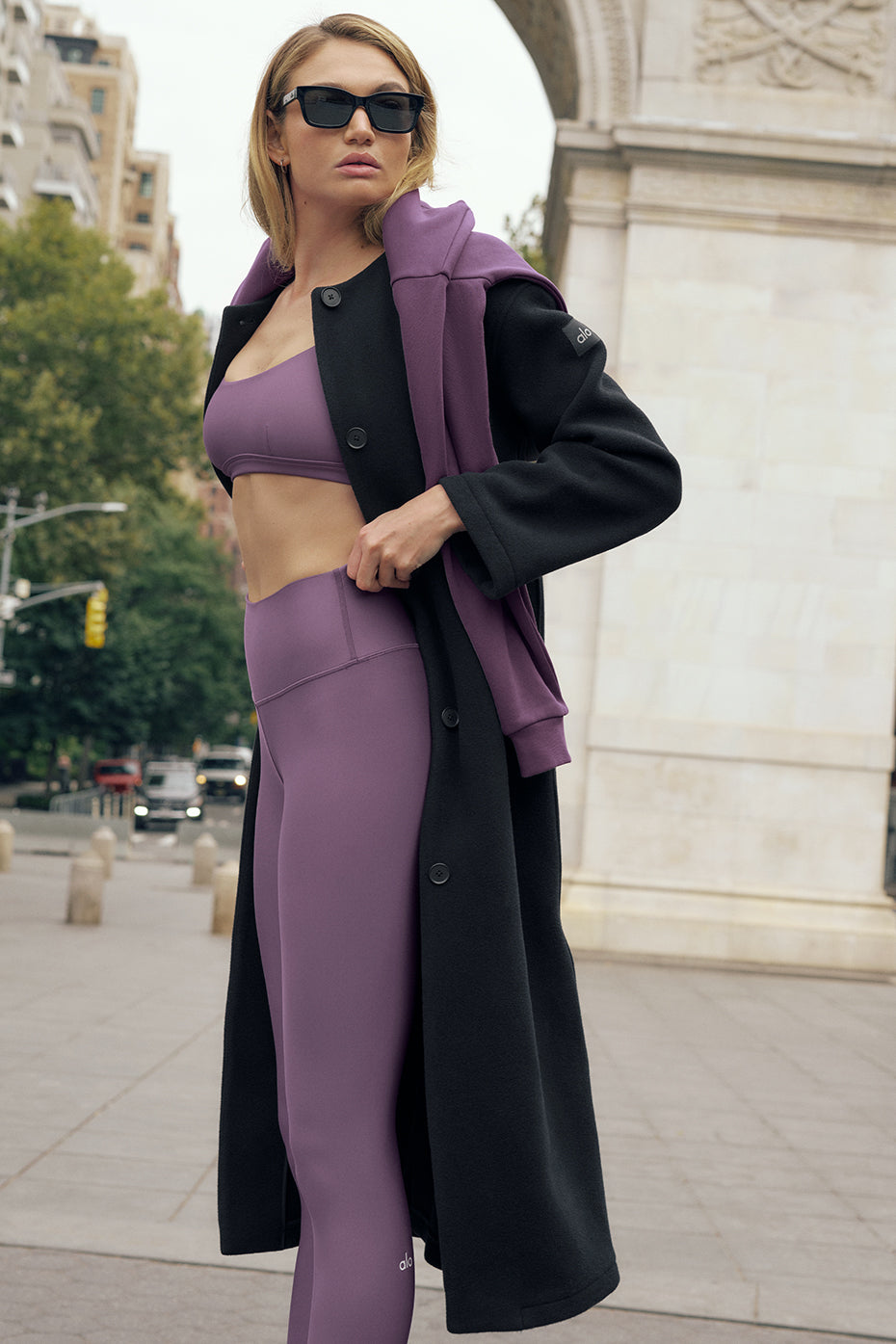 Legging Airlift taille haute 7/8 - Plum Kiss
