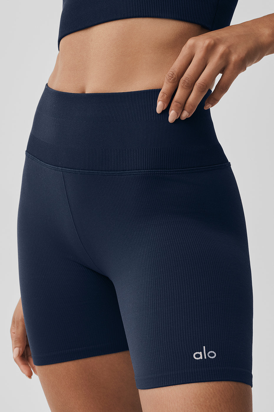 Short Côtelé Sans Coutures Favorite 12,7 cm - Navy