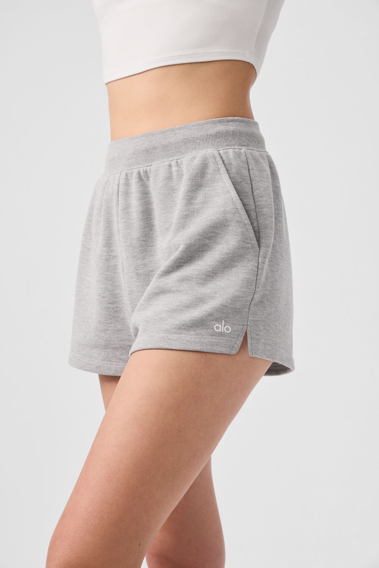 Short De Survêtement Low Key - Athletic Heather Grey