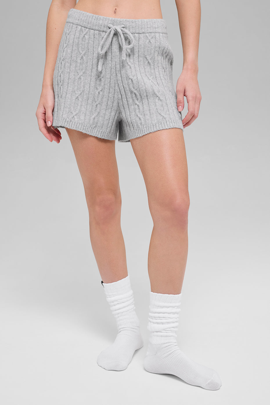 Short En Maille Torsadée Winter Bliss - Athletic Heather Grey