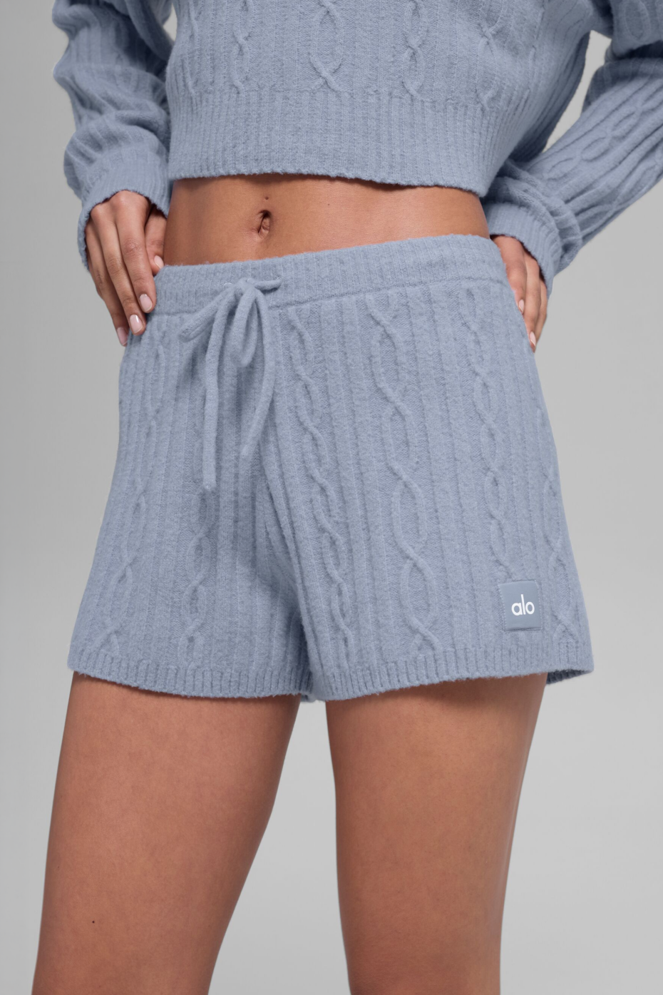 Short En Maille Torsadée Winter Bliss - Winter Frost