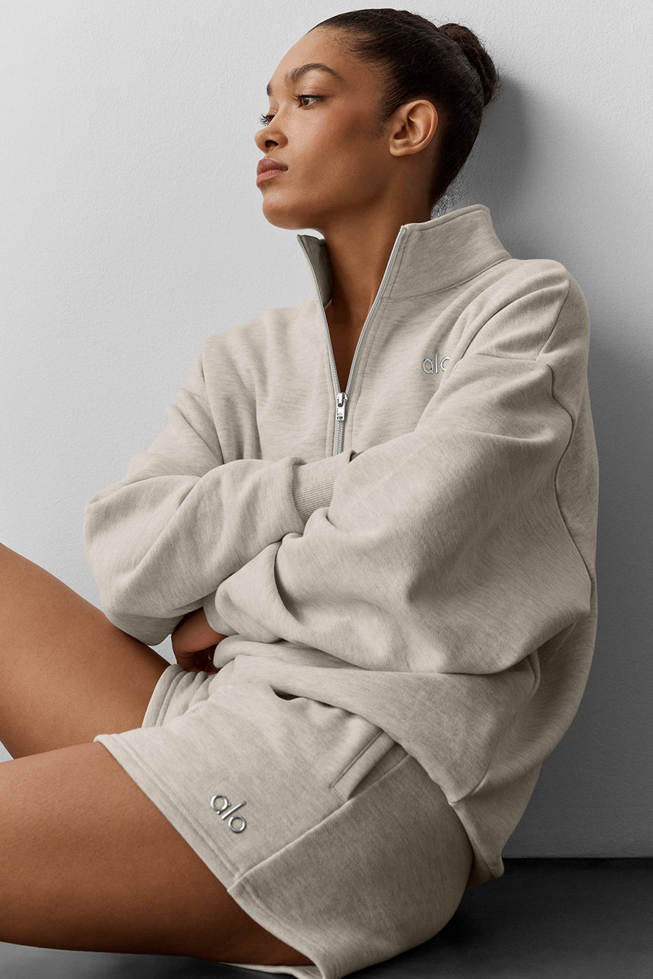 Short Accolade - Oatmeal Heather