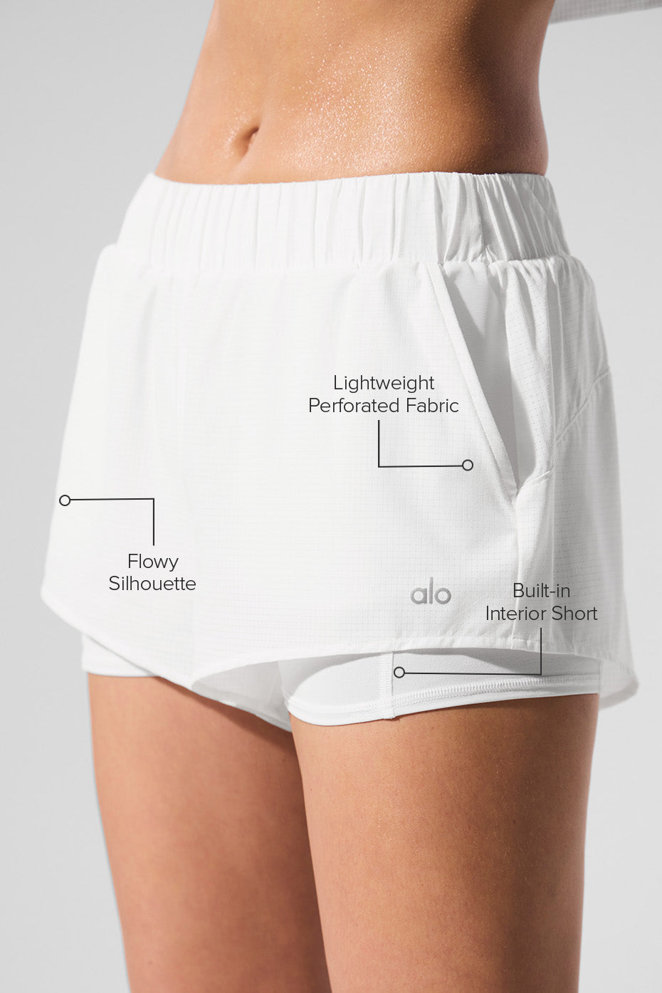 Short Sport Star - Blanc