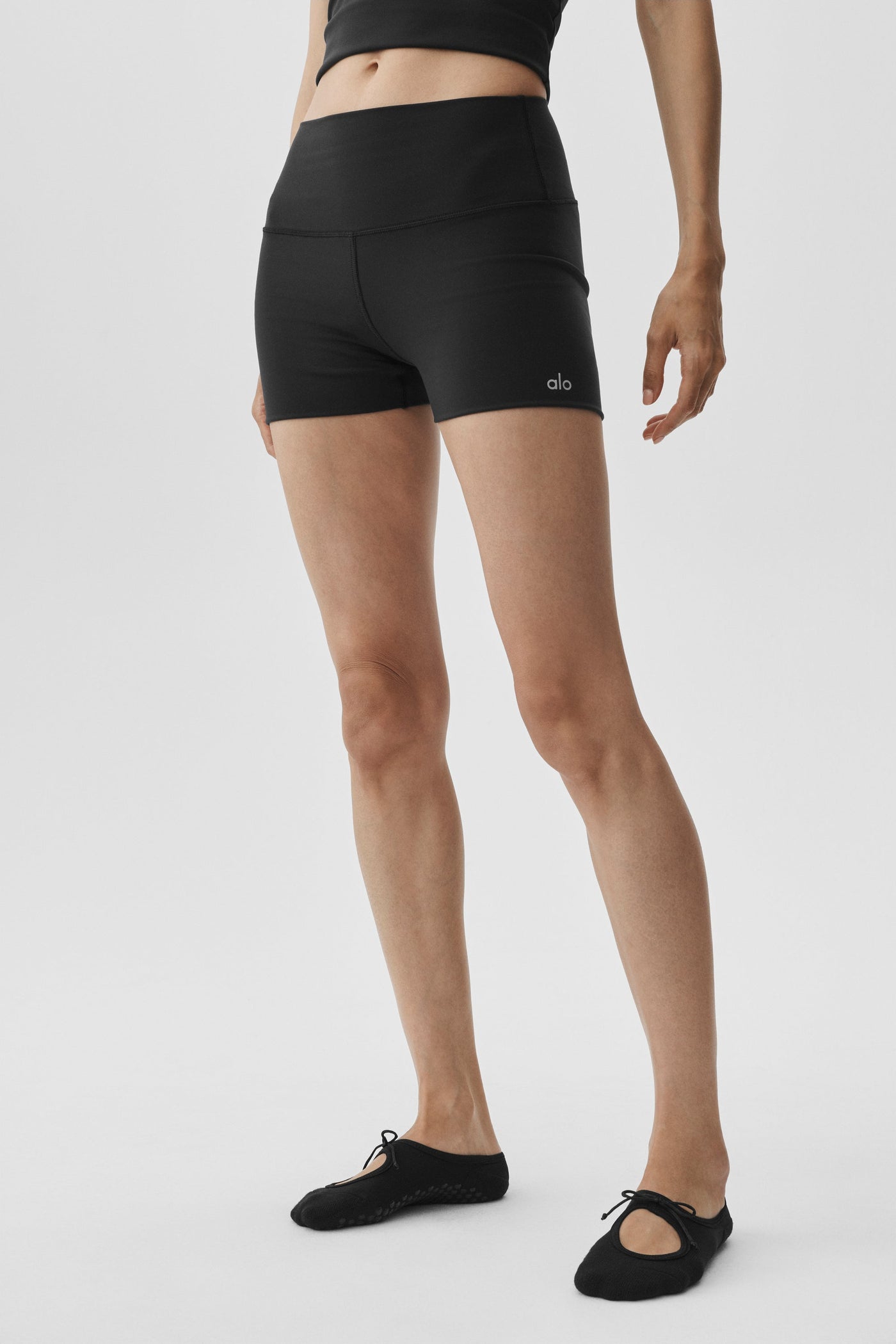 Short Taille Haute ALO Softsculpt Precision 3" - Noir