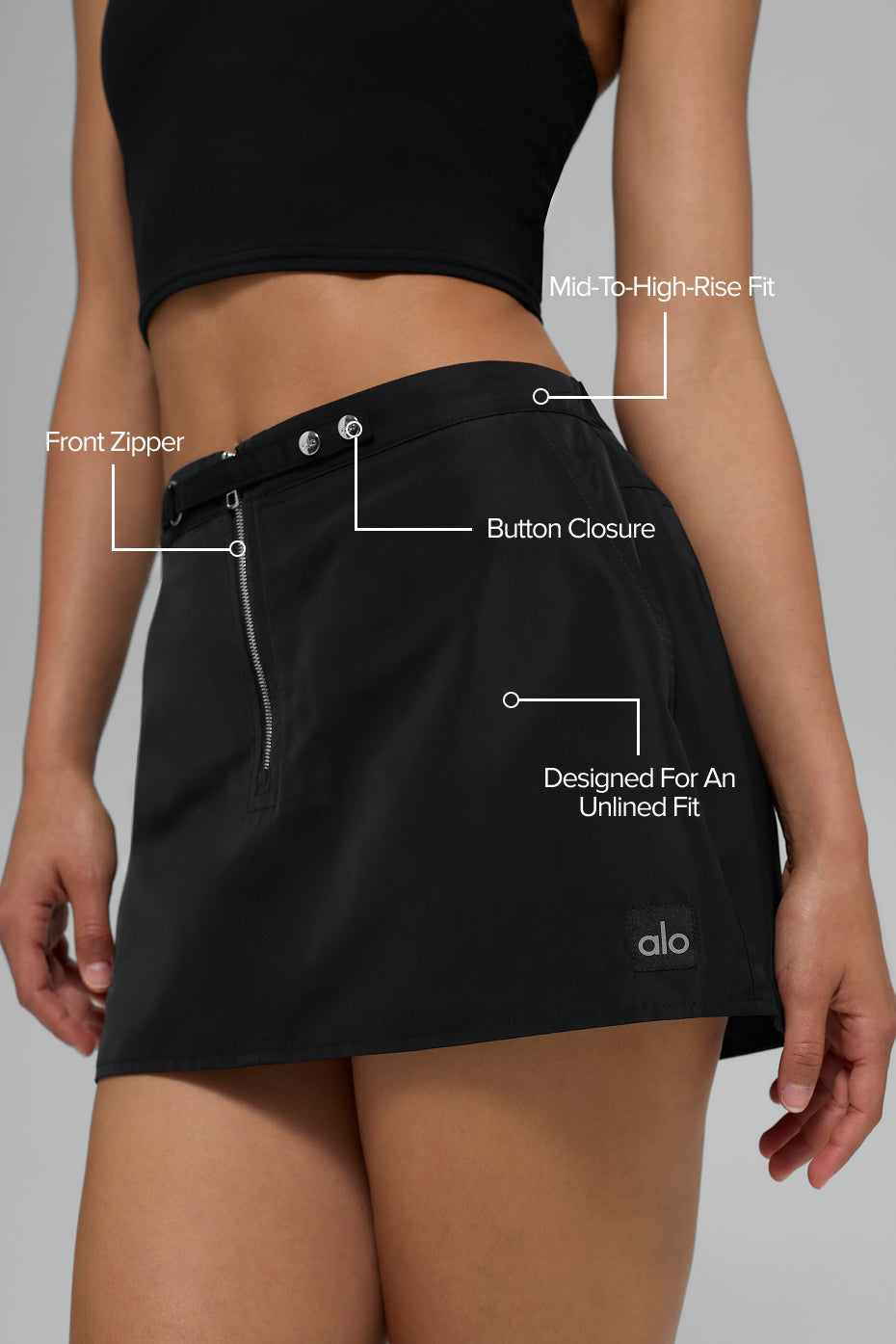 Mini Jupe Work It - Noir